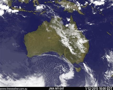 australia weather satellite image.